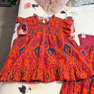 Love the label 2 piece Colorful Bohemian Maxi Skirt and top set